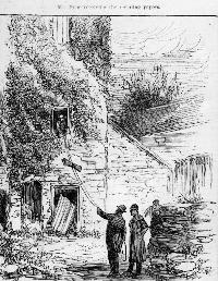 Engraving Of Mr. Pyne, M.P., Receiving His Newspapers