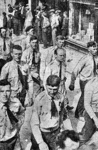 William Beresford Taking Part In A Blue Shirt March, Carrick On Suir