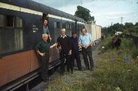 Train Carriage At Kilmacthomas Station Platform