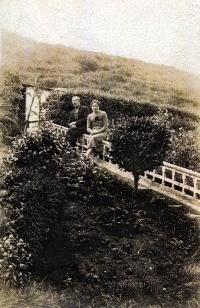 Jack Daly, With Daughter Nellie, Ballyvoyle, Stradbally