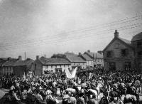 Large Crowd Attending Blue Shirt Meeting, Carrick On Suir