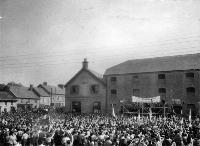 Large Crowd Attending Blue Shirt Meeting, Carrick On Suir