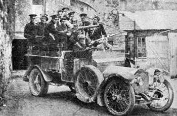 a crossley tender in dungarvan castle 